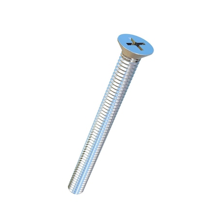 Allied Titanium #8-32 x 1-3/4 in Phillips Flat Machine Screw, Plain Titanium 0001295